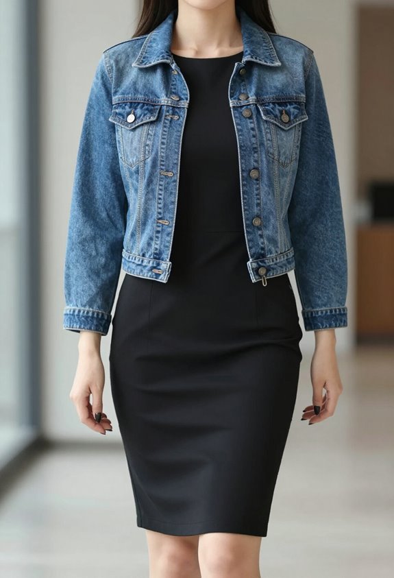 denim elegance for fridays