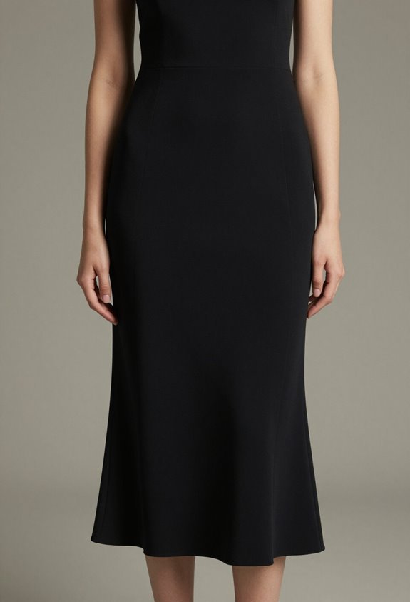 elegant black midi versatility