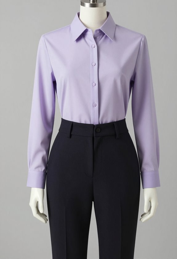 elegant lavender and black