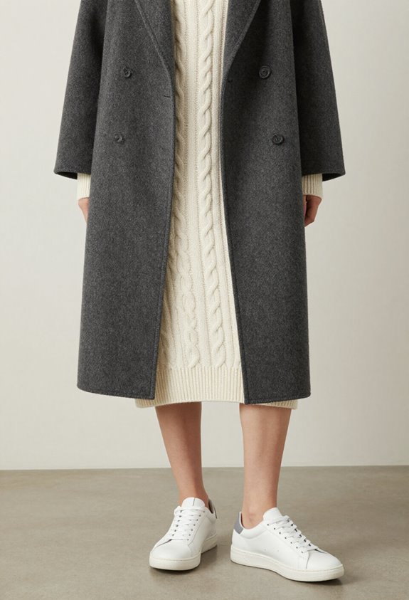 elegant layered knit ensemble