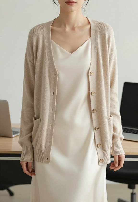 elegant layering for professionalism