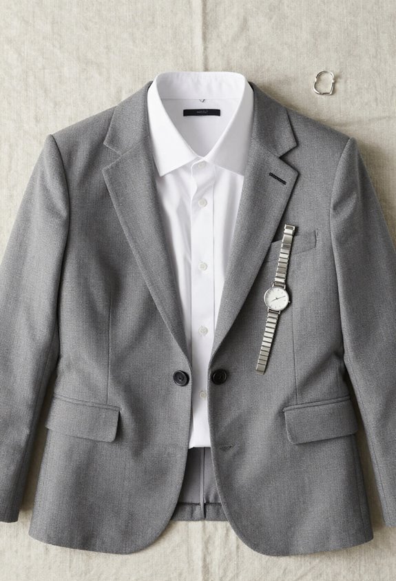 elegant minimalist accessory ensemble