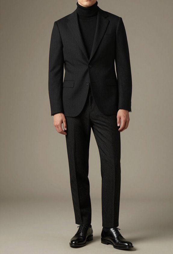 elegant monochrome texture layering