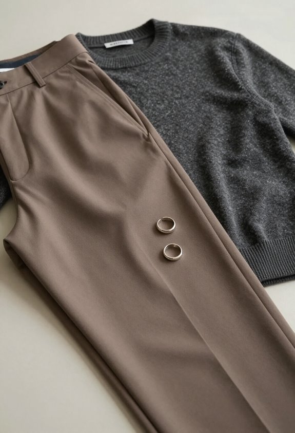 elegant neutral office attire