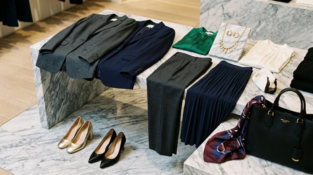 elegant office party attire