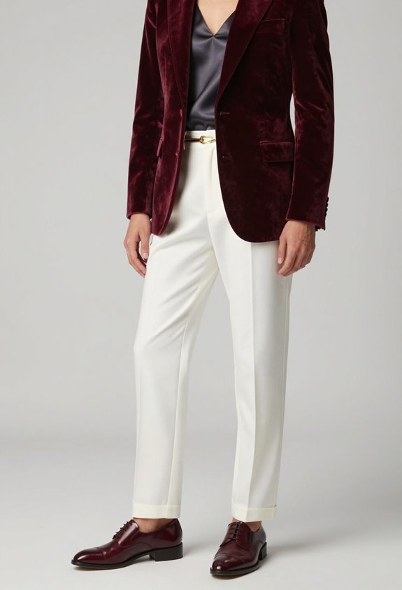 elegant velvet office attire