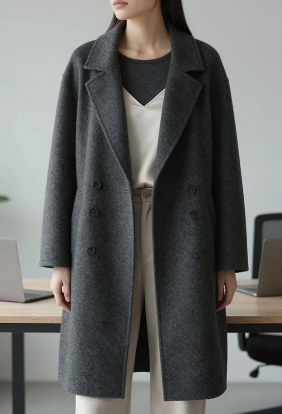 elevate outfits with structured coats