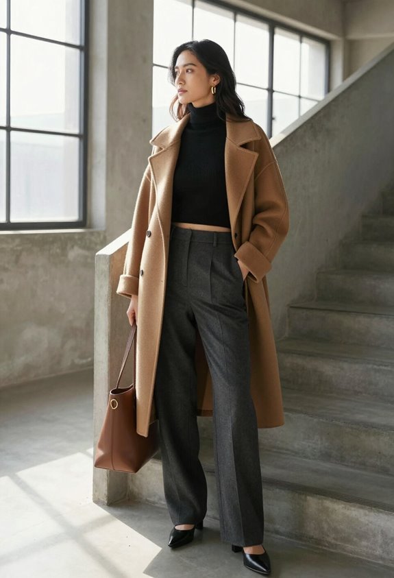 elevated outerwear for confidence