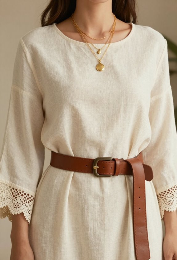 linen meets structured leather