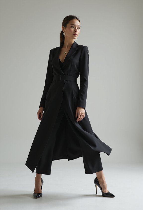 modern refined asymmetrical hemlines