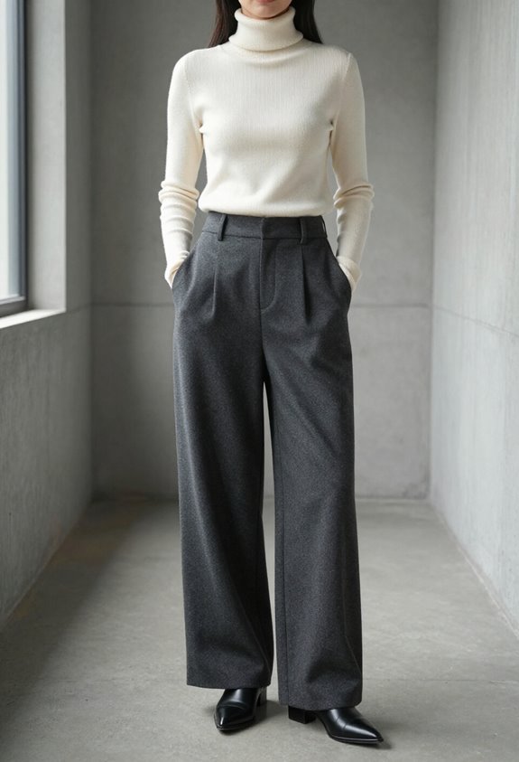 modern silhouette contrast styling