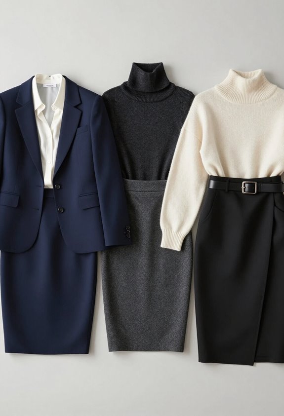 modernizing pencil skirt styling