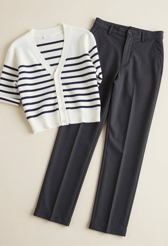 nautical stripes professional outfit