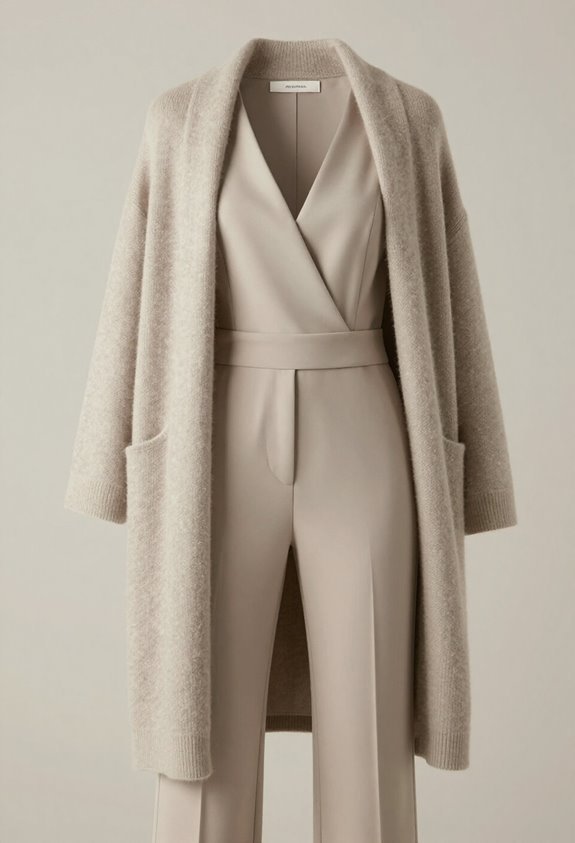 oversized cardigan for comfort