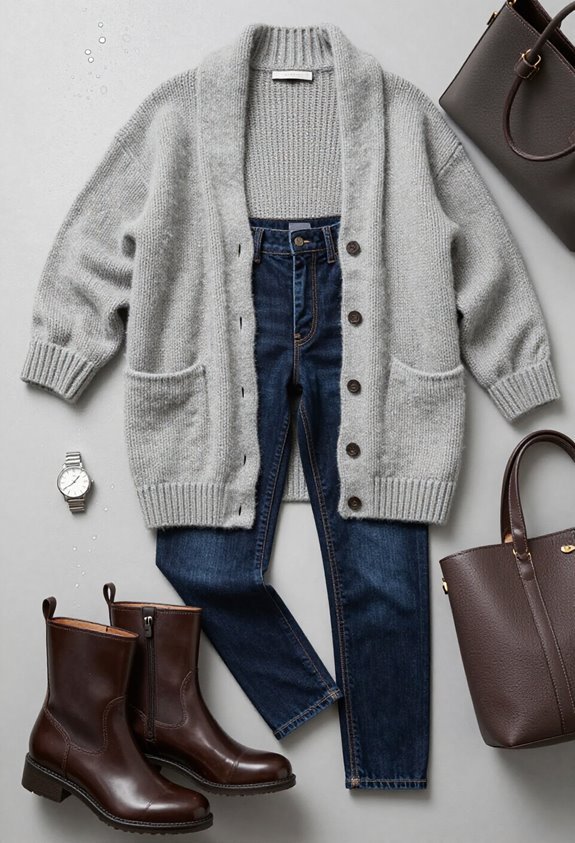 polished casual workwear ensemble