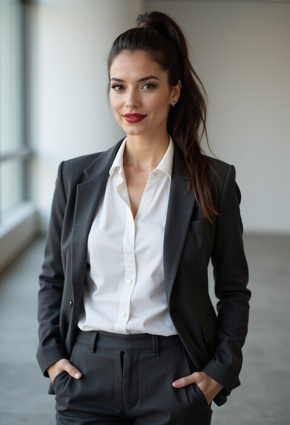 polished confident bold elevated