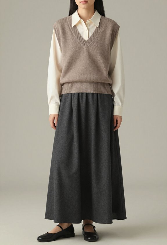 polished layered office look