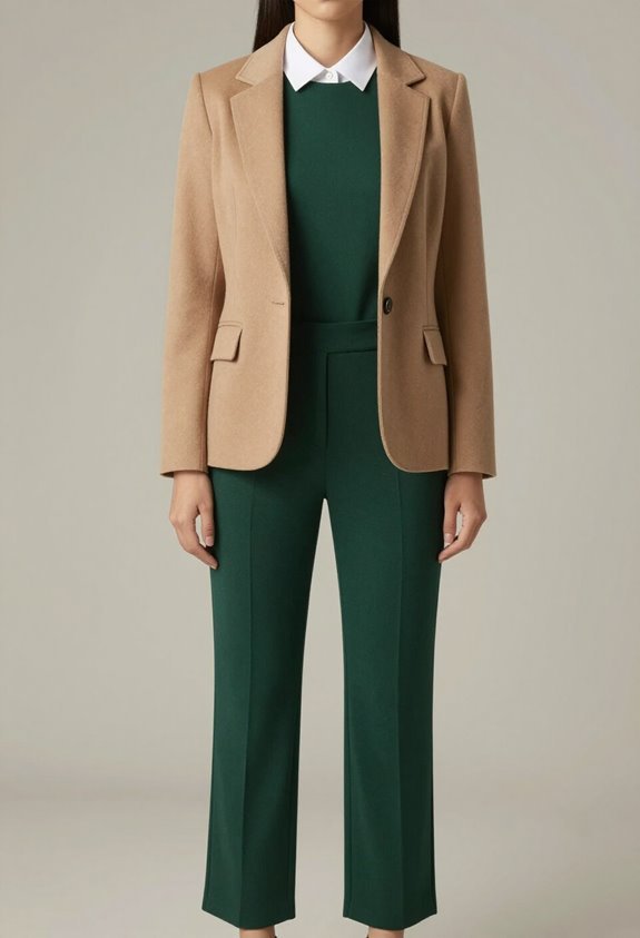 polished office attire combination