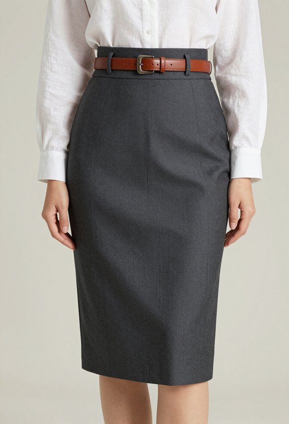 polished professional pencil skirt