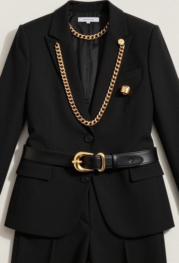 polished statement accessory styling