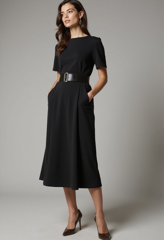 polished waist defining architectural intentional fashion