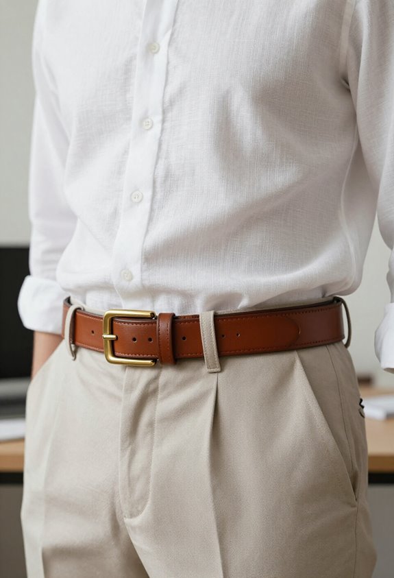 polished waist defining belt style