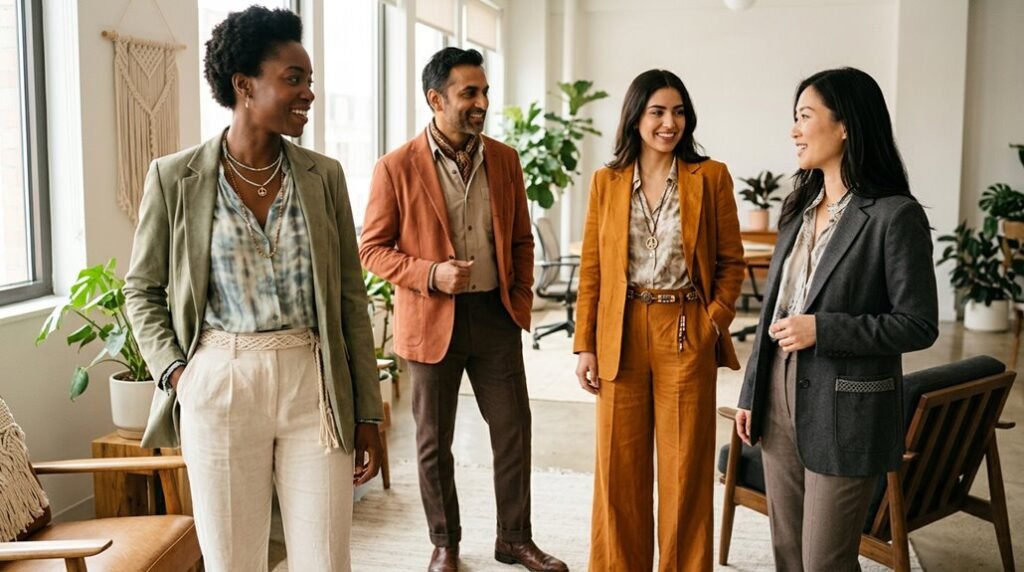 professional hippie style outfits