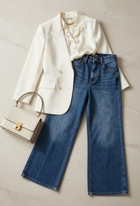 refined professional work attire