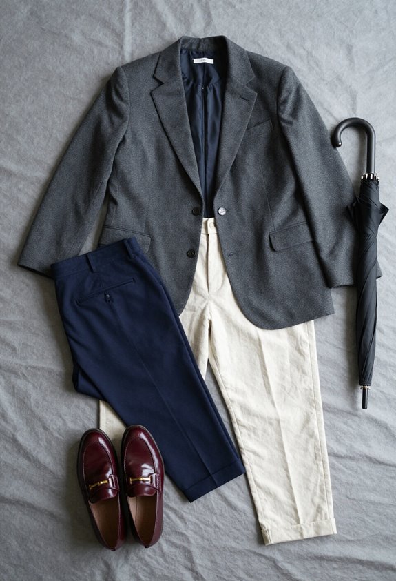relaxed yet polished attire