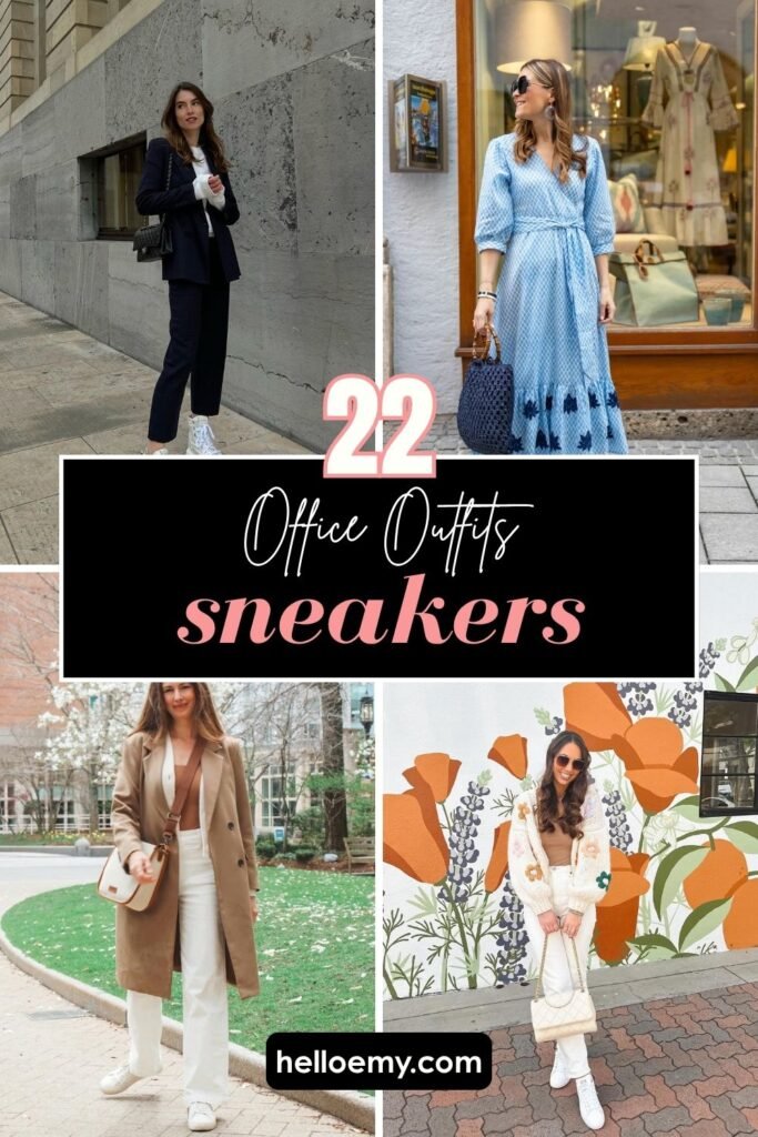 sneakers office outfit