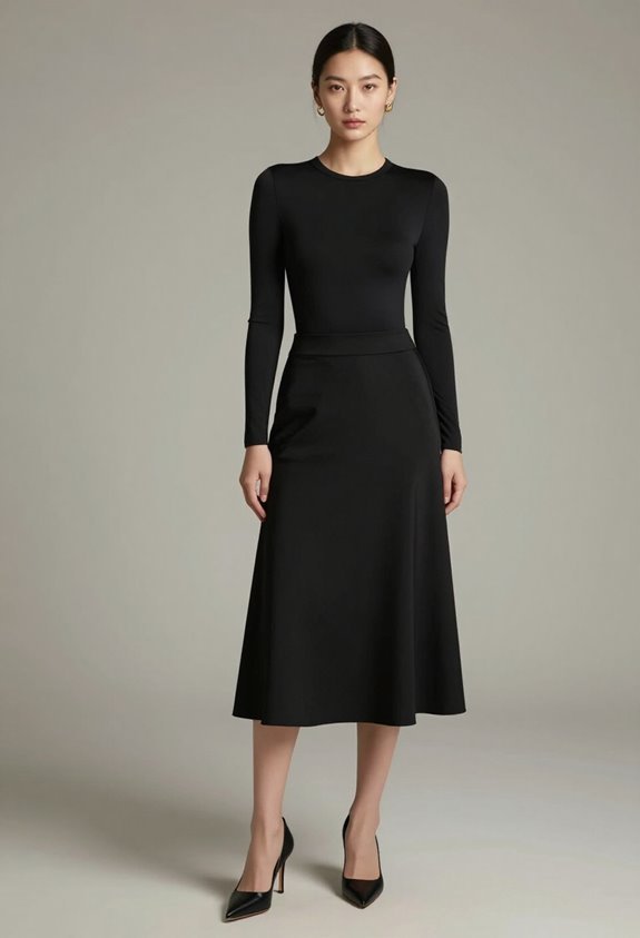 sophisticated black midi ensemble