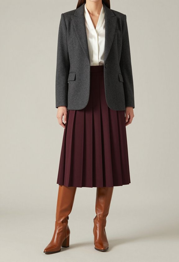 sophisticated heeled boots styling