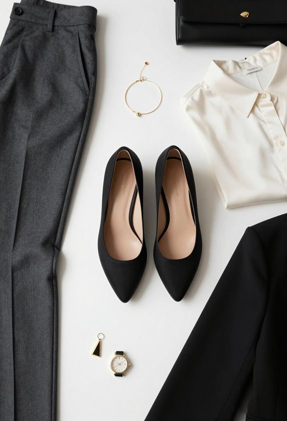sophisticated monochrome with gold