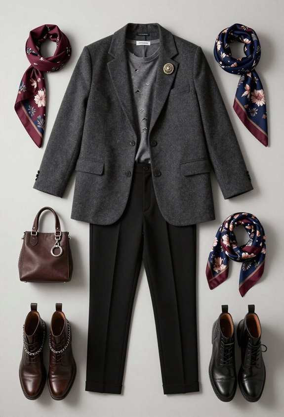 sophisticated moody floral elegance