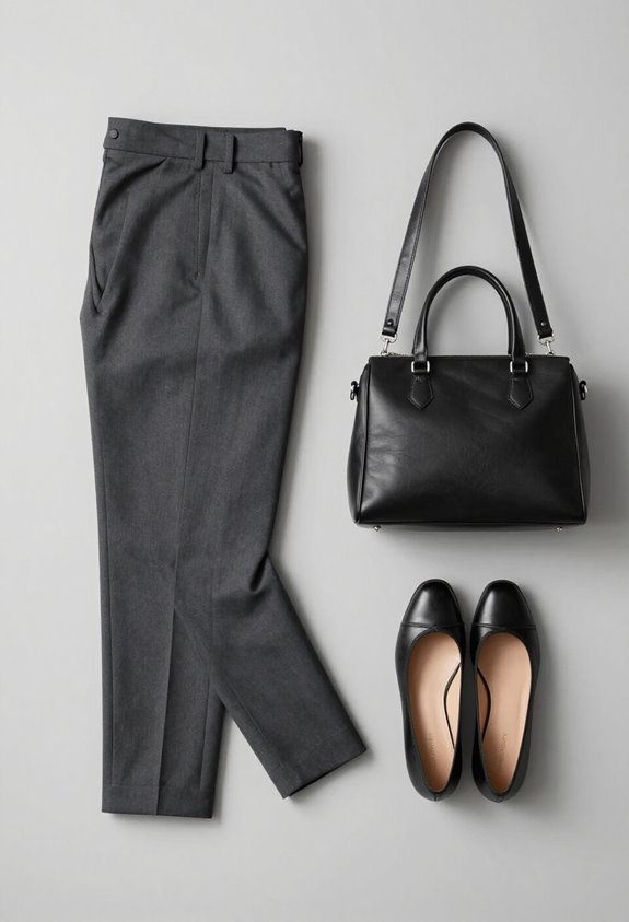 sophisticated office attire ensemble