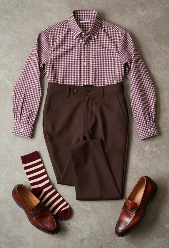 sophisticated plaid professional ensemble