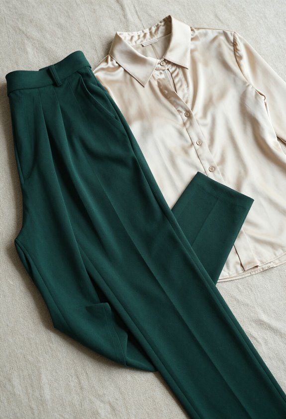 sophisticated pleats and silk