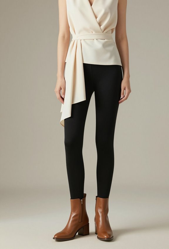 sophisticated wrap top styling