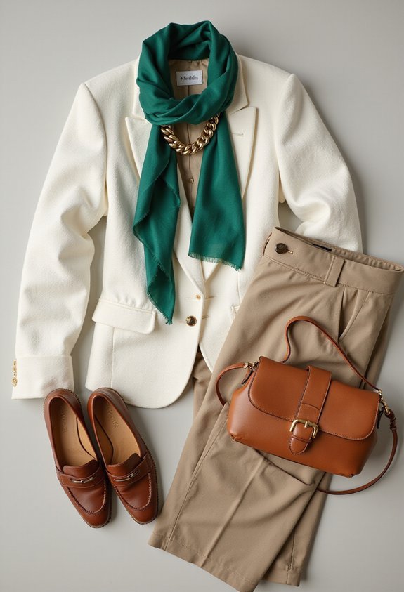 statement accessories elevate neutral basics