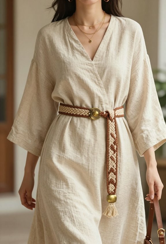 statement belt transforms dress