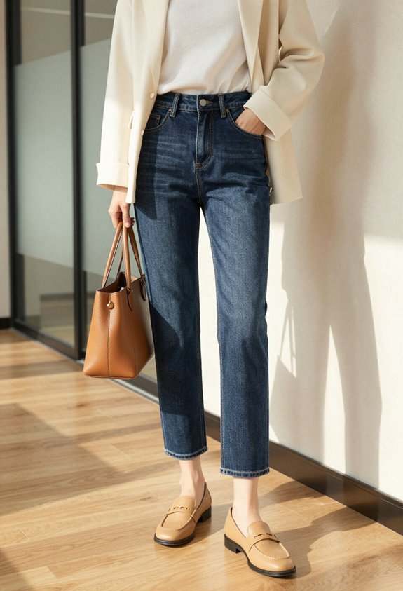 subtle polished denim styles