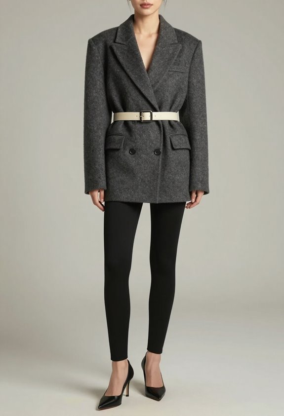 tailored elegance with volume