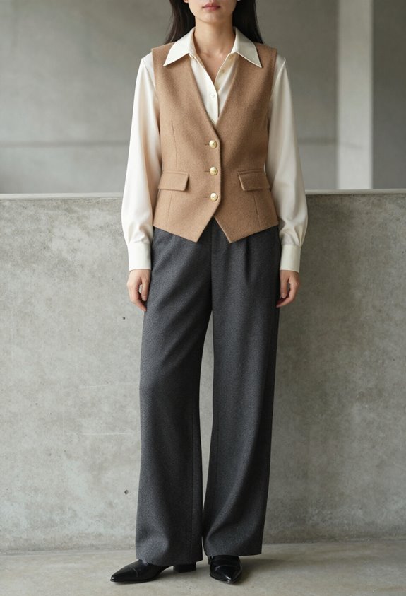 tailored vest for professionalism