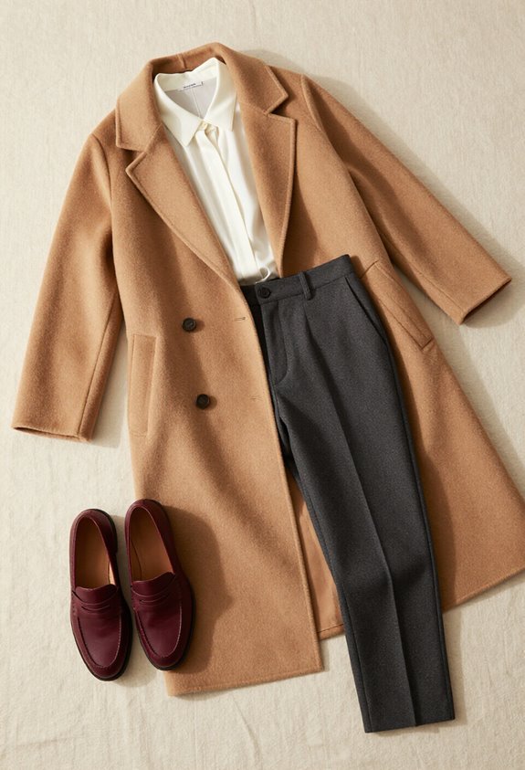 timeless camel coat versatility