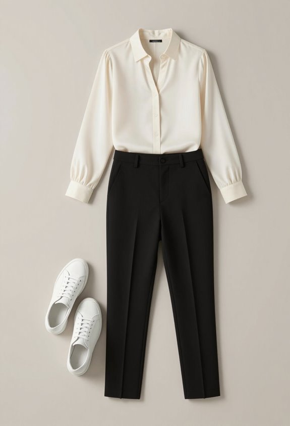 timeless monochromatic outfit elegance