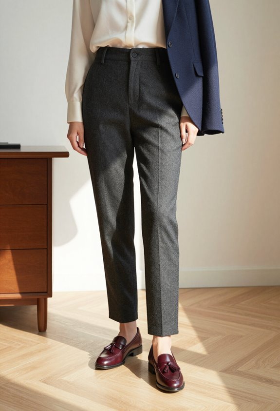 timeless tailored trousers pairing