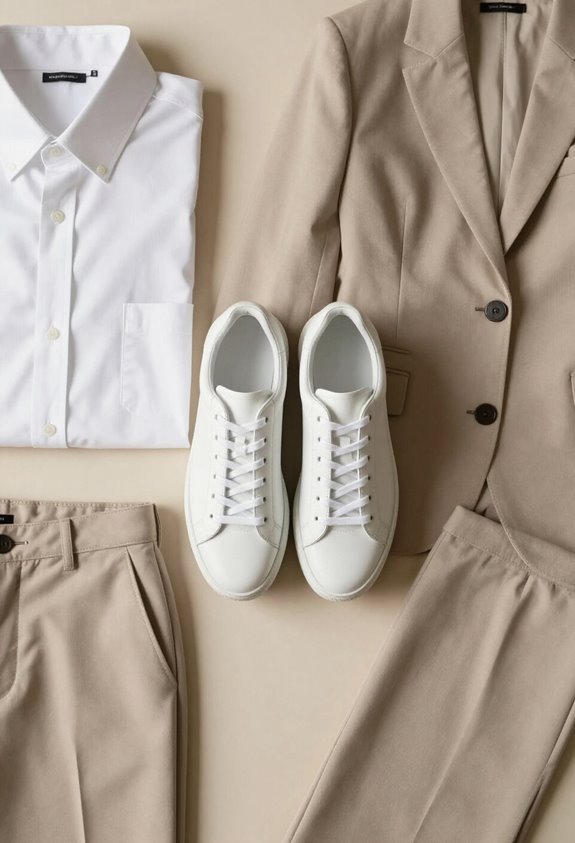 timeless white sneaker versatility