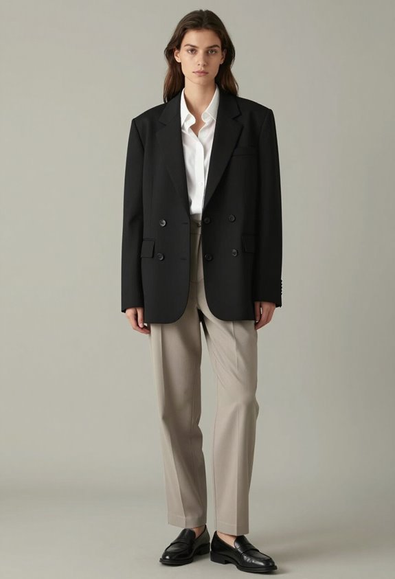 versatile tailored black blazer