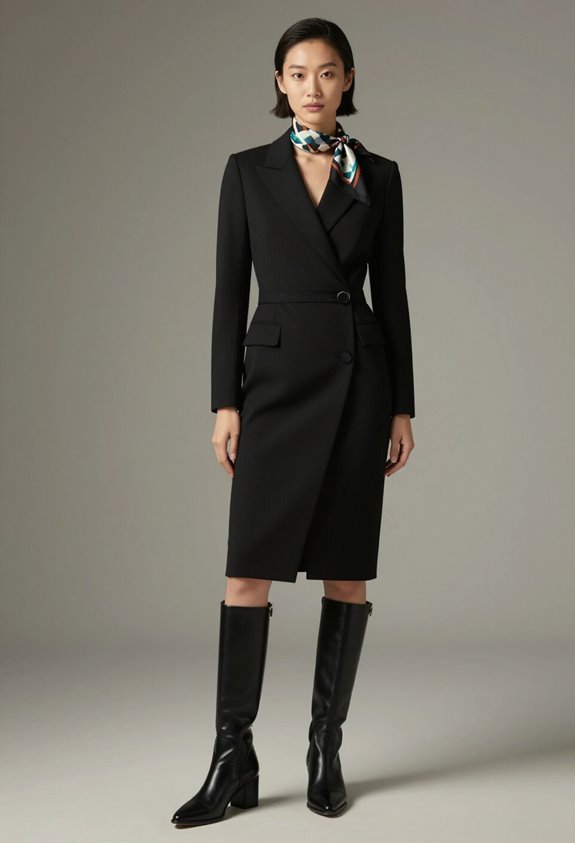 versatile wrap dress ensemble