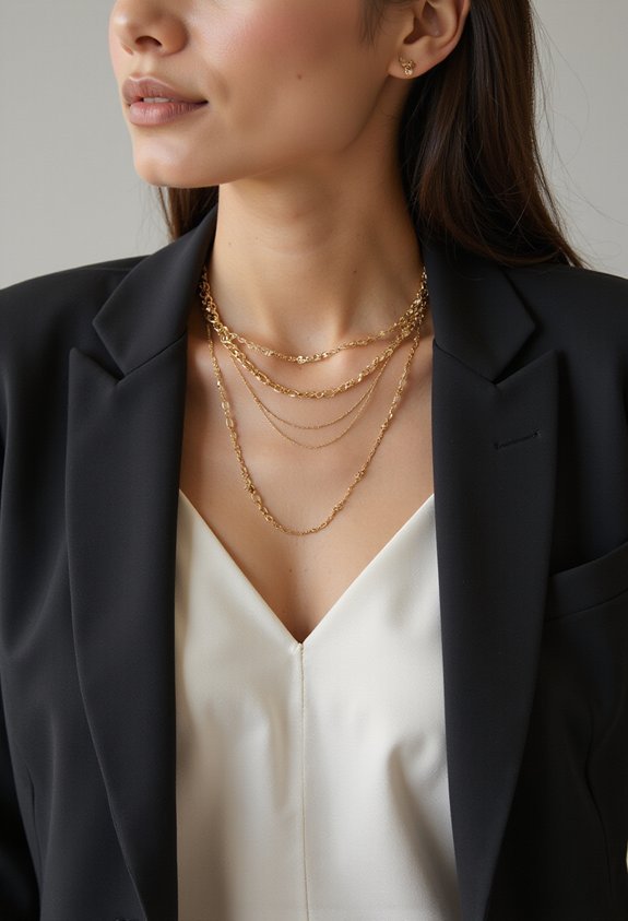 visual interest through layering